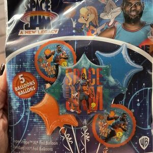 Warner Bros. Space Jam Balloon Set - Orange, Blue, Green